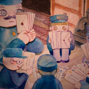 ゆうびんやさんと小さな手紙の話 / The story of the postman and the small letter ​